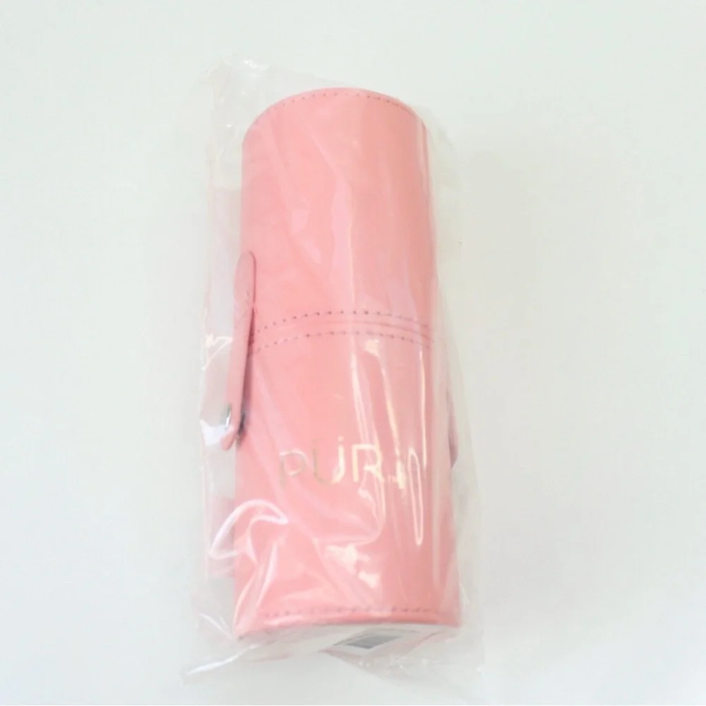 Pür Cosmetics Pink Signature Travel Essentials Brushes in Protective Case